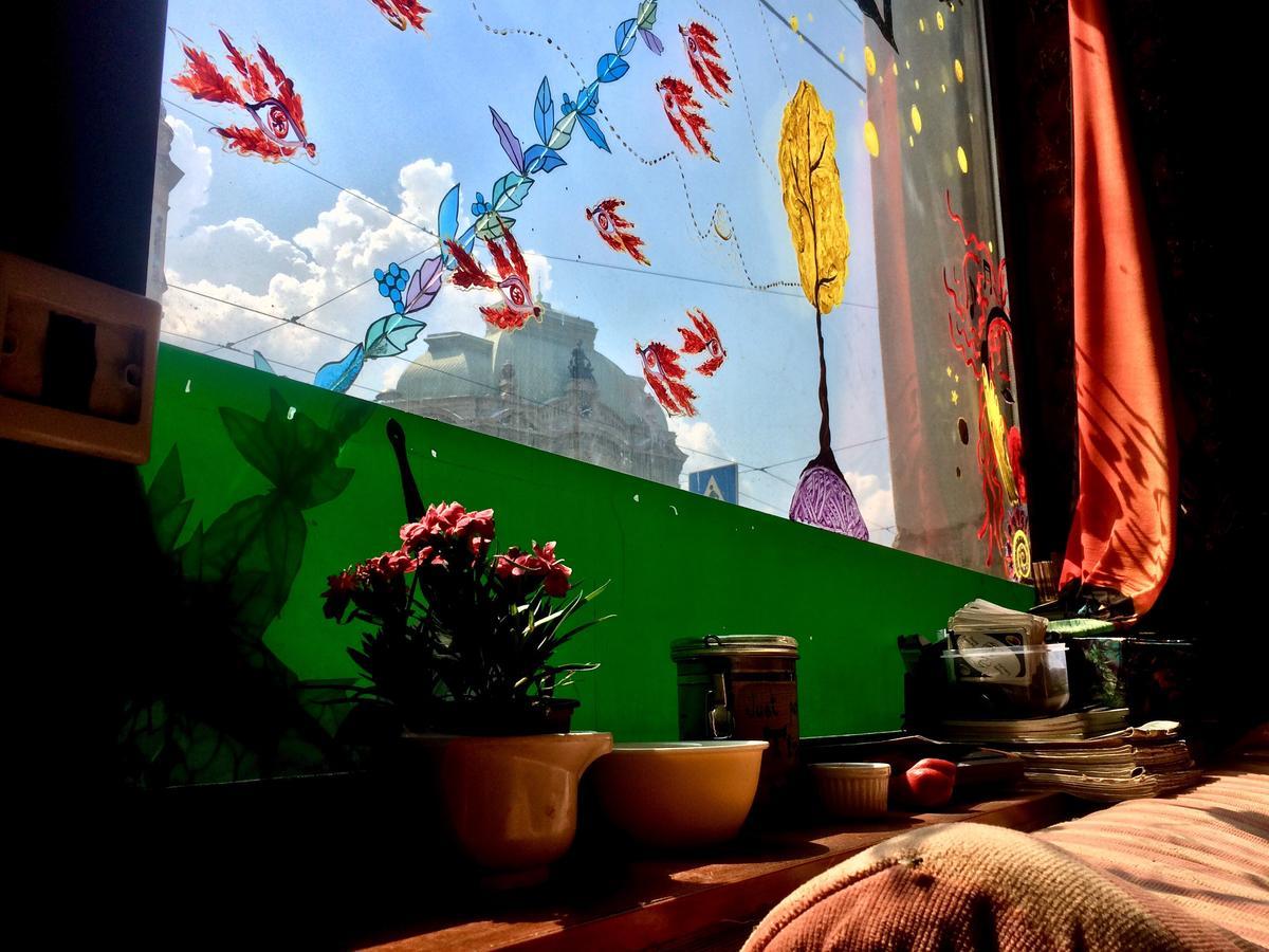 Green Studio Hostel Belgrad Exterior foto